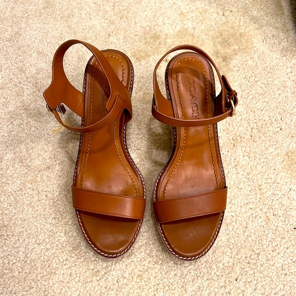 Coach Shoes - Coach espadrilles, Size 7.5, Brown/tan